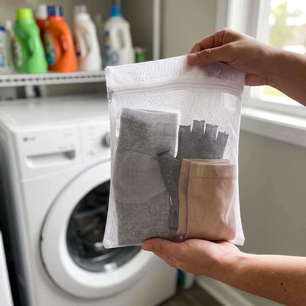 Filet de lavage SovaFlex avec genouillère, gants et manchon de compression à l'intérieur