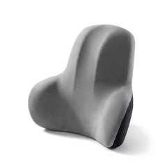 Coussin lombaire SovaFlex gris, sur fond blanc